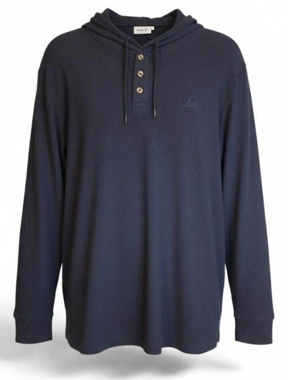 Lost Enterprises Hooded Henley Size XX-Large Waffle Knit